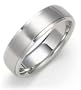 Platinum 6mm Carved Comfort Fit Band