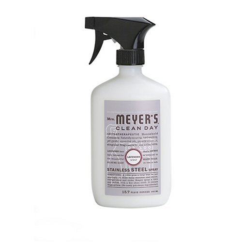 Mrs. Meyer's Clean Day Stainless Steel Spray, Lavender, 15.7 Ounce Bottles (Case of 6)