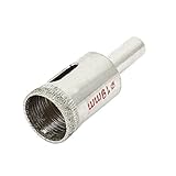 uxcell ガラスホールソー 19mm穴切削直径 ガラスタイルマーブルセラミック ダイヤモンド粒子