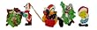 Club Pack Of 1728 Looney Tunes Mini Christmas Ornaments 1"