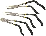 Double Padded Grip Pistol Style 3-Piece Plier Set