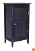 Winsome Wood Wine Cabinet with Glass Door, Espresso