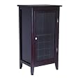 Winsome Wood Wine Cabinet with Glass Door, Espresso