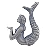 Atlas Homewares 190R-P 2-1/2-Inch Mermaid Knob - Right, Pewter