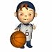 Wallmonkeys Peel and Stick Wall Decals - Baby - First Basketball - Removable Graphic