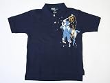 「【ラルフローレン】Ralph Lauren ビッグポニー鹿の子ポロシャツ[ネイビー]<br>4T」の画像