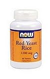 Now Foods Red Yeast Rice Extract 1200 Mg, 60 Tablets
