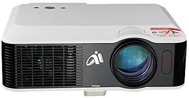 FastFox New LED Projector 1500 Lumens Full HD 1080P Multimedia 1280x768 Bussiness Beamer support HDMI VGA AV USB for Meeting White by FastFox