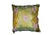 Collection Silky Pillow in Lime Sorbet with Pink Floral