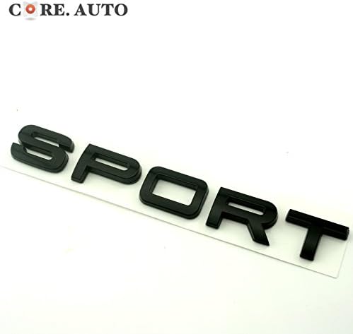 Black SPORT Lettering Car Side Wing TailBadge Emblem Sticker for Range Rover LR3