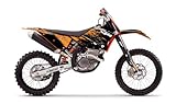 FLU Design F-50026 TS1 Complete Graphic Kit for 07-10 KTM SX 125-450F/ KTM EXC/XC 200-530