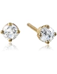 10k Gold Diamond Studs (1/5 cttw, J-K Color, I2-I3 Clarity)