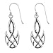 Sterling Silver Celtic Dangle Earrings