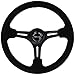 NRG Innovations RST-018S-RS Reinforced 350mm Sport Steering Wheel Suede (3