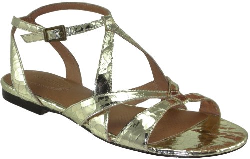 Corso Como Lisett Women's Metallic Gold Silver Flat Sandals online Corso Como Lisett Women's Metallic Gold Silver Flat Sandals online