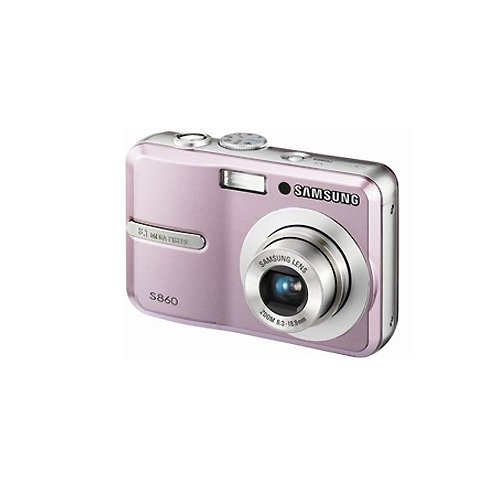 Samsung S860 8.1MP Digital Camera with 3x Optical Zoom (Pink)
