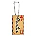 Air Mail Postcard Love for Aruba Wood Wooden Rectangle Key Chain