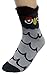 JJMax Women's Sweet Animal Socks Set with Thick Eared Cuffs One Size Fits All, 5 Fat Owls, One Size