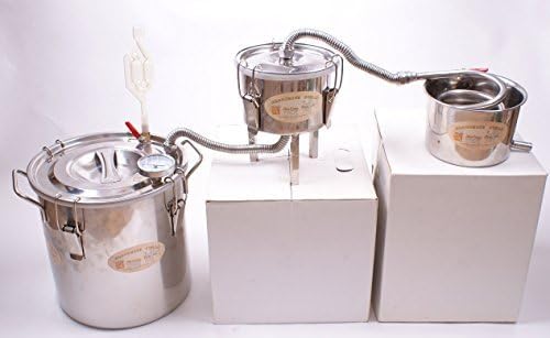 New 3 Pots DIY 3 Gal 12 Litres Alcohol Moonshine Ethanol Still Spirits Stainless Steel Boiler Water Distiller Whiskey Wine Making Kit by Ama TrulyStep