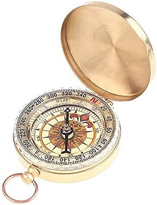 KINGSEVEN Gold-plated Luminous Compass Noctilucent Function
