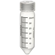 Nalgene 3148-0050 Polypropylene Copolymer Conical-Bottom 35mL Oak Ridge Centrifuge Bottle with Polypropylene Screw Closure (Pack of 10)