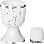 United Labels 0106881 - Best of Snoopy-Silver Star Eierbecher mit Salzstreuer Porzellan in pr�mierter Geschenkverpackung