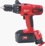 Tools : Milwaukee Elec. Tool 062924 18V 1/2' Hammer Drill Driver Kit