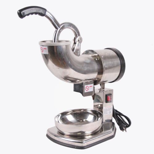 Eteyo 440lbs/h ICE Shaver Machine SNO Snow Cone Maker Shaved Icee Electric Crusher