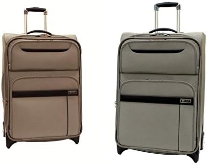 Samboro L823Taupe2925VP Executive Lite Lightweight Expandable Upright Pullman Luggage, 2 Piece Set, Taupe