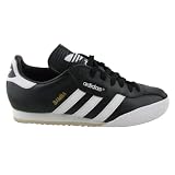 Mens Adidas Originals Samba Super Black Trainers Shoes