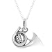 Sterling Silver .925 Stamp Hypoallergenic Nickel Free Sturdy French Horn Pendant Necklace