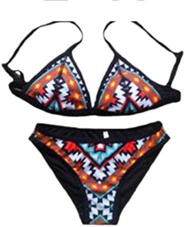 cnWay Women Bikini Halter Tankini Swimwear Swimsuit Beachwear Triangle Push up