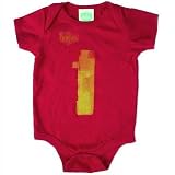 Beatles "#1" red Infant Onesie