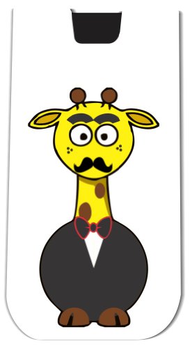 Rikki KnightTM Giraffe Mustache - Smart Phone Neoprene Protective Pouch for iPhone 4/4s/5/5s/5c, Motorola Moto X, Galaxy S3/S4/Note 3/Ace 2, LG Optimus Gpro/G2/L3/4X HD, Sony Xperia Z1S/U, HTC Droid/One/One X/Pro/mini, Blackberry G10/Z10, Nexus 4/5, Androi