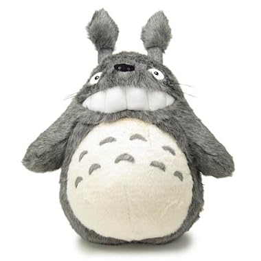 となりのトトロ 大トトロ 笑い ぬいぐるみLL ダークグレー