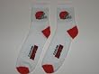 CLEVELAND BROWNS Teen & Adult Acrylic and Stretch Nylon Logo CREW SOCKS (SIZE 8-13)
