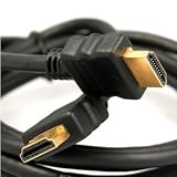 High Quality Extra Strong HDMI Audio / Video Cable 6 Feet (6 Foot) 2 Meters, Male to Male Gold Plated Connectors 480p - 1080p Resolutions 7-channel Sound, for Your Samsung, Sony, Panasonic, Toshiba, LG, Coby, Sharp, Vizio, ViewSonic, Viore, HDTV TV and DVD Player