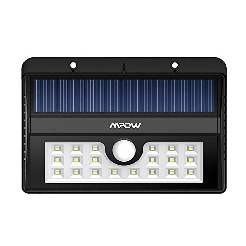 Mpow solar light, bright 20 led outdoor lighting motion…