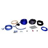 Power Acoustik AKIT-2 Amplifier Wire Kit with 2 Gauge 17ft Power Wire, 30 ft Speaker Wire, 17ft RCA and Turn-On Wire, 80A ANL Fuse  Holder