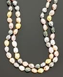 Fresh by Honora Multicolor Baroque Cultured Freshwater Pearl Strand