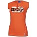 Reebok Cincinnati Bengals Ladies Orange Astronomy Split Neck T-shirt
