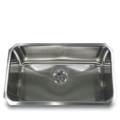 10 Elongated Single Bowl Brushed Satin