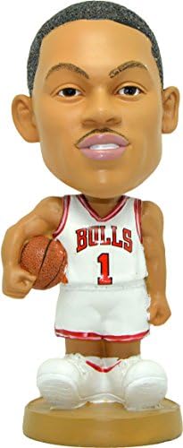 NBA Player Chicago Bulls Derrick Rose Pennant Base Bobblehead Figurine II