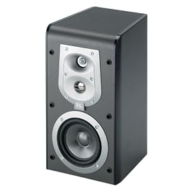 JBL ES30BK 3-Way 6 1/2" Bookshelf Speaker - Black