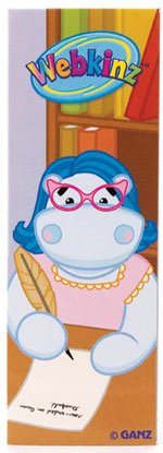 Webkinz Hippo Bookmark