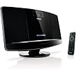 Philips MCM2050/12 2-Wege Bassreflex Micro-Musiksystem f�r CD/MP3-CD/WMA-CD/UKW (USB-Host, MP3-Link, Uhr) schwarz