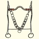  : Low Port Paso Fino Bit w/Copper Rollers
