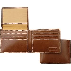 Buy Mulholland Mens Billfold w  Flip Window Leather Wallet by Mulholland