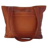 Piel Top-Zip Tote