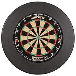 Unicorn World Pro Bristle Dartboard with Heavy Duty Dartboard Wall Protector